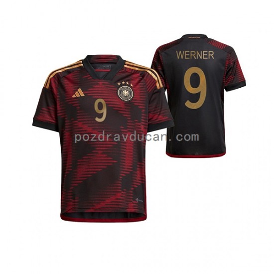 Nogometni Dresovi Njemačka Timo Werner 9 Muški Gostujući dres World Cup 2022 Kratkih Rukava