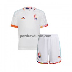 Nogometni Dresovi Belgija Dječji Gostujući dres World Cup 2022 Kratkih Rukava
