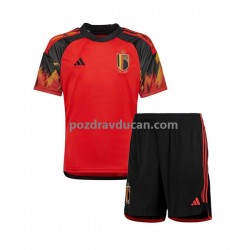 Nogometni Dresovi Belgija Dječji Domaći dres World Cup 2022 Kratkih Rukava