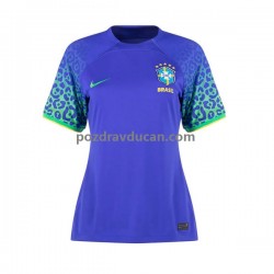 Nogometni Dresovi Brazil Ženski Gostujući dres World Cup 2022 Kratkih Rukava