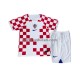Nogometni Dresovi Hrvatska Dječji Domaći dres World Cup 2022 Kratkih Rukava