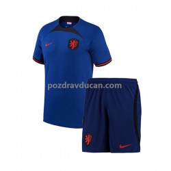 Nogometni Dresovi Nizozemska Dječji Gostujući dres World Cup 2022 Kratkih Rukava