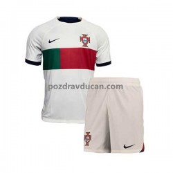 Nogometni Dresovi Portugal Dječji Gostujući dres World Cup 2022 Kratkih Rukava