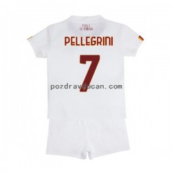 Nogometni Dresovi Roma Lorenzo Pellegrini 7 Dječji Gostujući dres 2022-2023 Kratkih Rukava