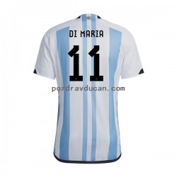 Nogometni Dresovi Argentina Di Maria 11 Muški Domaći dres World Cup 2022 Kratkih Rukava