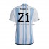 Nogometni Dresovi Argentina Dybala 21 Muški Domaći dres World Cup 2022 Kratkih Rukava