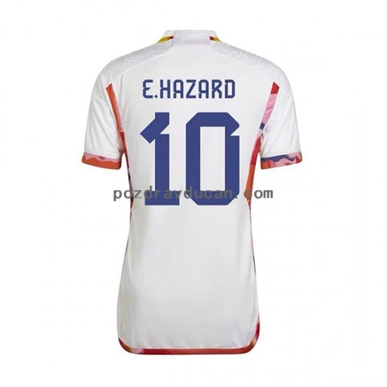 Nogometni Dresovi Belgija Eden Hazard 10 Muški Gostujući dres World Cup 2022 Kratkih Rukava