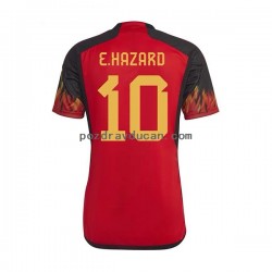 Nogometni Dresovi Belgija Hazard 10 Muški Domaći dres World Cup 2022 Kratkih Rukava