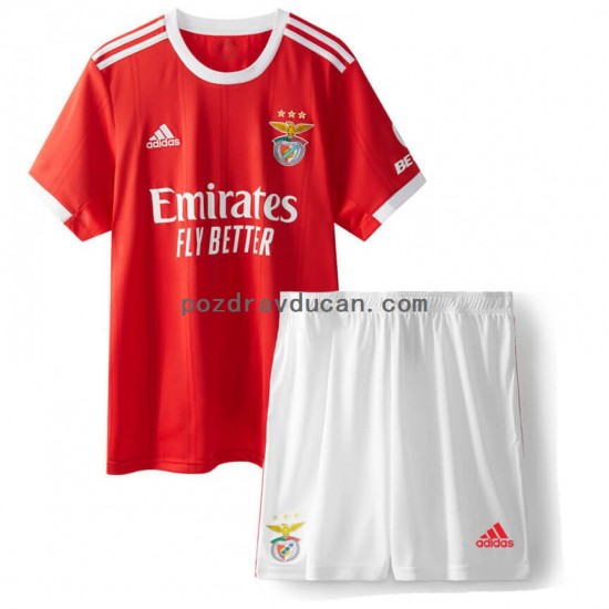 Nogometni Dresovi Benfica Dječji Domaći dres 2022-2023 Kratkih Rukava