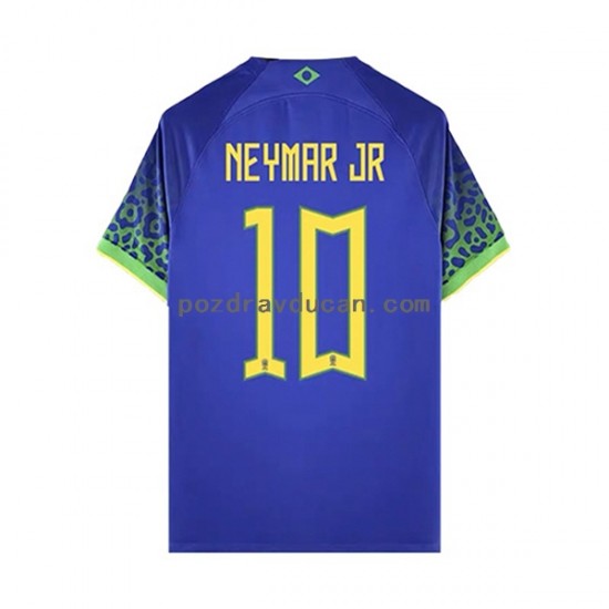Nogometni Dresovi Brazil Neymar JR 10 Muški Gostujući dres World Cup 2022 Kratkih Rukava