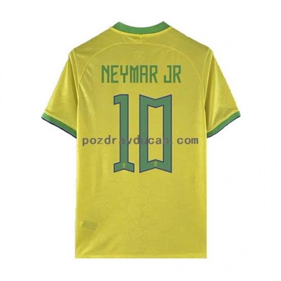 Nogometni Dresovi Brazil Neymar JR 10 Muški Domaći dres World Cup 2022 Kratkih Rukava