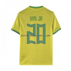Nogometni Dresovi Brazil Vinicius Junior 20 Muški Domaći dres World Cup 2022 Kratkih Rukava