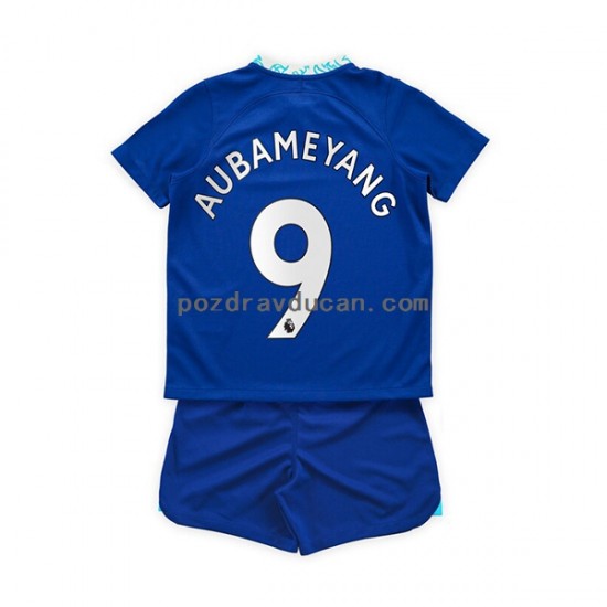 Nogometni Dresovi Chelsea Aubameyang 9 Dječji Domaći dres 2022-2023 Kratkih Rukava