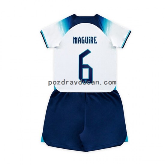 Nogometni Dresovi Engleska Maguire 6 Dječji Domaći dres World Cup 2022 Kratkih Rukava