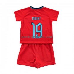 Nogometni Dresovi Engleska Mount 19 Dječji Gostujući dres World Cup 2022 Kratkih Rukava