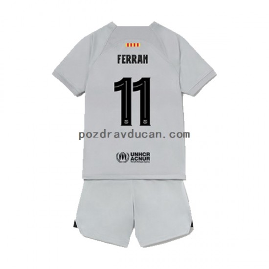 Nogometni Dresovi FC Barcelona Ferran Torres 11 Dječji Treći dres 2022-2023 Kratkih Rukava