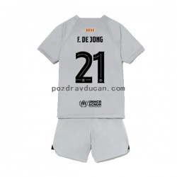 Nogometni Dresovi FC Barcelona Frenkie de Jong 21 Dječji Treći dres 2022-2023 Kratkih Rukava