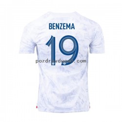 Nogometni Dresovi Francuska Benzema 19 Muški Gostujući dres World Cup 2022 Kratkih Rukava