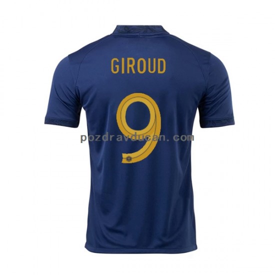 Nogometni Dresovi Francuska Olivier Giroud 9 Muški Domaći dres World Cup 2022 Kratkih Rukava
