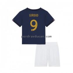 Nogometni Dresovi Francuska Olivier Giroud 9 Dječji Domaći dres World Cup 2022 Kratkih Rukava