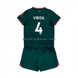 Nogometni Dresovi Liverpool Virgil van Dijk 4 Dječji Treći dres 2022-2023 Kratkih Rukava