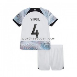 Nogometni Dresovi Liverpool Virgil van Dijk Dječji Gostujući dres 2022-2023 Kratkih Rukava