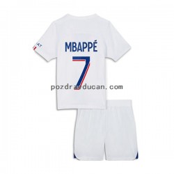 Nogometni Dresovi Paris Saint-Germain Mbappé 7 Dječji Treći dres 2022-2023 Kratkih Rukava