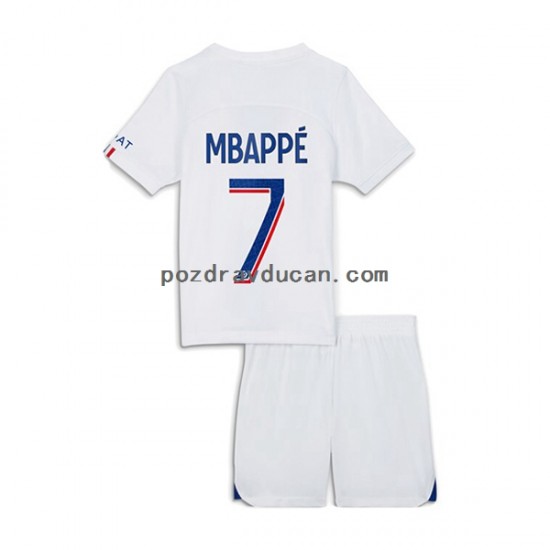 Nogometni Dresovi Paris Saint-Germain Mbappé 7 Dječji Treći dres 2022-2023 Kratkih Rukava