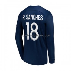 Nogometni Dresovi Paris Saint-Germain R.Sanches 18 Muški Domaći dres 2022-2023 Dugi Rukav