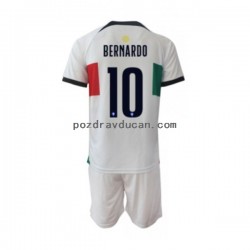 Nogometni Dresovi Portugal Bernardo 10 Dječji Gostujući dres World Cup 2022 Kratkih Rukava