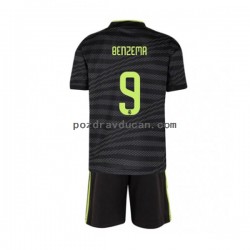 Nogometni Dresovi Real Madrid Benzema 9 Dječji Treći dres 2022-2023 Kratkih Rukava