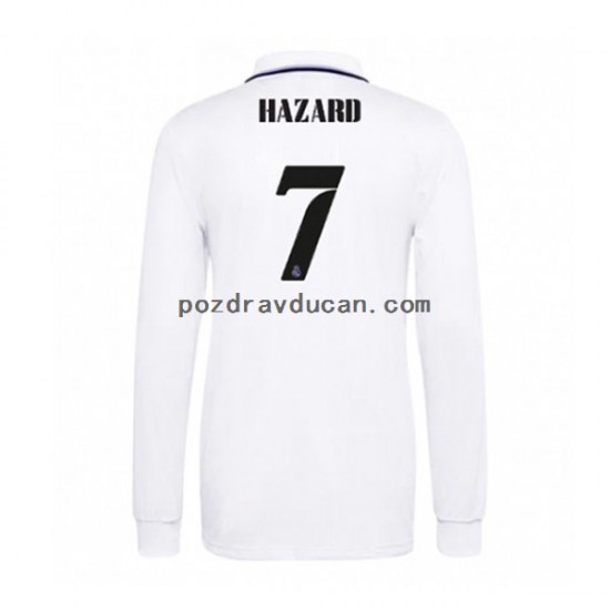 Nogometni Dresovi Real Madrid Eden Hazard 7 Muški Domaći dres 2022-2023 Dugi Rukav