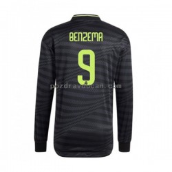 Nogometni Dresovi Real Madrid Karim Benzema 9 Muški Treći dres 2022-2023 Dugi Rukav