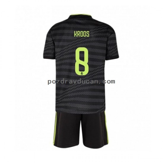 Nogometni Dresovi Real Madrid Toni Kroos 8 Dječji Treći dres 2022-2023 Kratkih Rukava