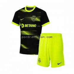 Nogometni Dresovi Sporting CP Dječji Gostujući dres 2022-2023 Kratkih Rukava