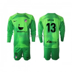 Nogometni Dresovi Atlético Madrid Jan Oblak 13 Vratar Dječji Domaći dres 2022-2023 Dugi Rukav