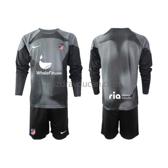 Nogometni Dresovi Atlético Madrid Vratar Dječji Gostujući dres 2022-2023 Dugi Rukav
