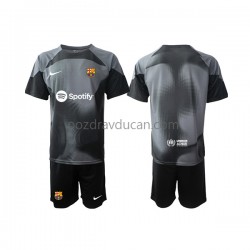 Nogometni Dresovi FC Barcelona Vratar Dječji Gostujući dres 2022-2023 Kratkih Rukava