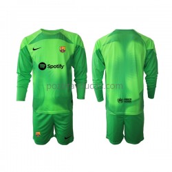 Nogometni Dresovi FC Barcelona Vratar Dječji Domaći dres 2022-2023 Dugi Rukav