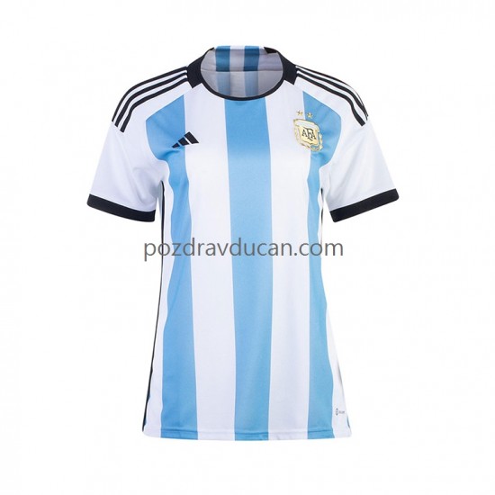 Nogometni Dresovi Argentina Ženski Domaći dres World Cup 2022 Kratkih Rukava