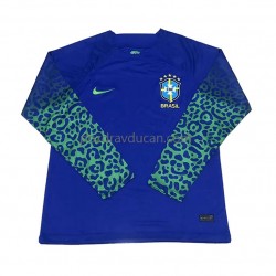 Nogometni Dresovi Brazil Muški Gostujući dres World Cup 2022 Dugi Rukav