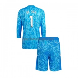Nogometni Dresovi Manchester United DE GEA 1 Vratar Dječji Domaći dres 2022-2023 Dugi Rukav