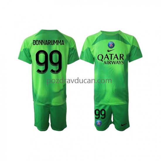 Nogometni Dresovi Paris Saint-Germain Donnarumma 99 Vratar Dječji Domaći dres 2022-2023 Kratkih Rukava