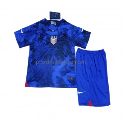 Nogometni Dresovi SAD Dječji Gostujući dres World Cup 2022 Kratkih Rukava