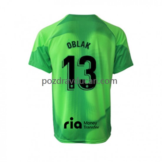 Nogometni Dresovi Atlético Madrid Jan Oblak 13 Vratar Muški Domaći dres 2022-2023 Kratkih Rukava
