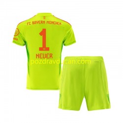Nogometni Dresovi FC Bayern München Manuel Neuer 1 Vratar Dječji Domaći dres 2024-2025 Kratkih Rukava