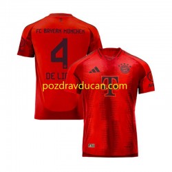 Nogometni Dresovi FC Bayern München Matthijs de Ligt 4 Muški Domaći dres 2024-2025 Kratkih Rukava