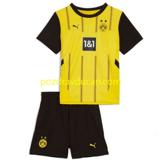 Nogometni Dresovi Borussia Dortmund Dječji Domaći dres 2024-2025 Kratkih Rukava