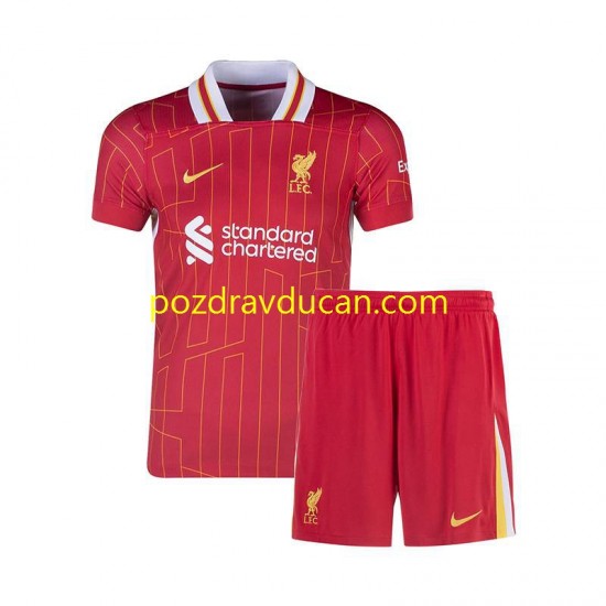 Nogometni Dresovi Liverpool Dječji Domaći dres 2024-2025 Kratkih Rukava
