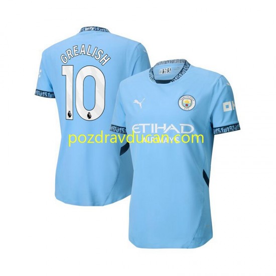 Nogometni Dresovi Manchester City Jack Grealish 10 Muški Domaći dres 2024-2025 Kratkih Rukava